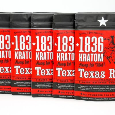 1836 KRATOM 4OZ TEXAS RED 5CT