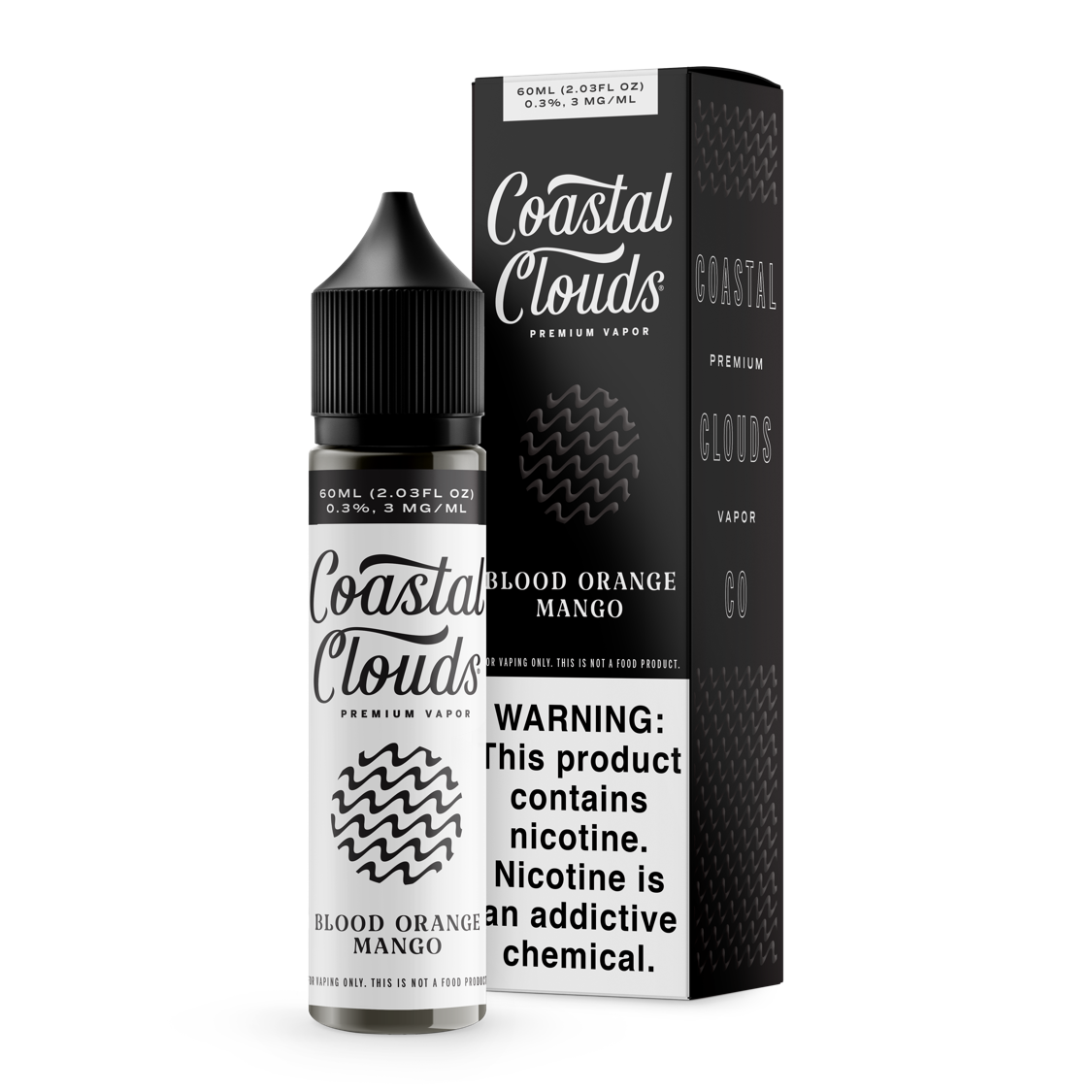 COASTAL CLOUDS 60ML BLOOD ORANGE MANGO 3MG