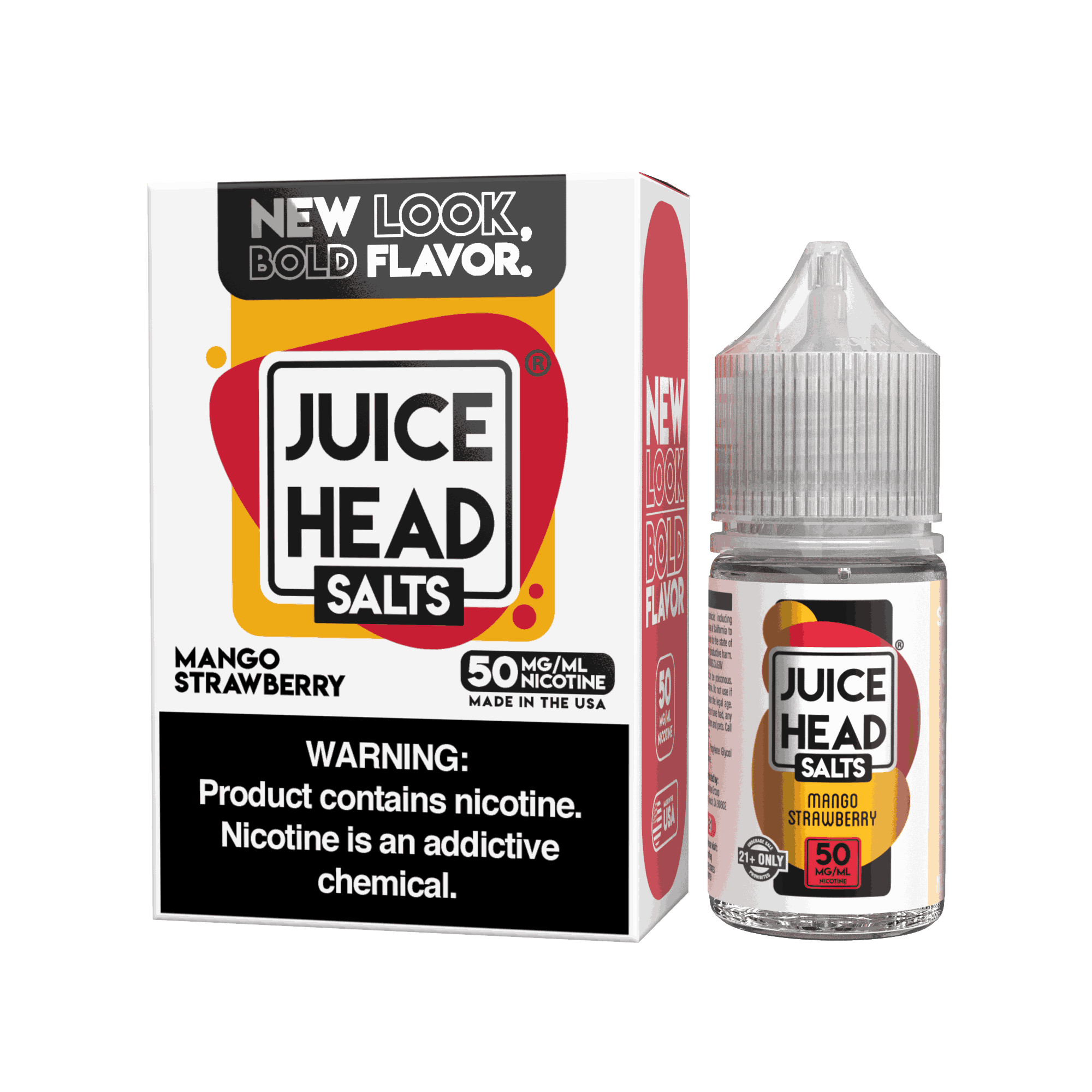JUICE HEAD 30ML SALTS ZTN MANGO STRAWBERRY 50MG