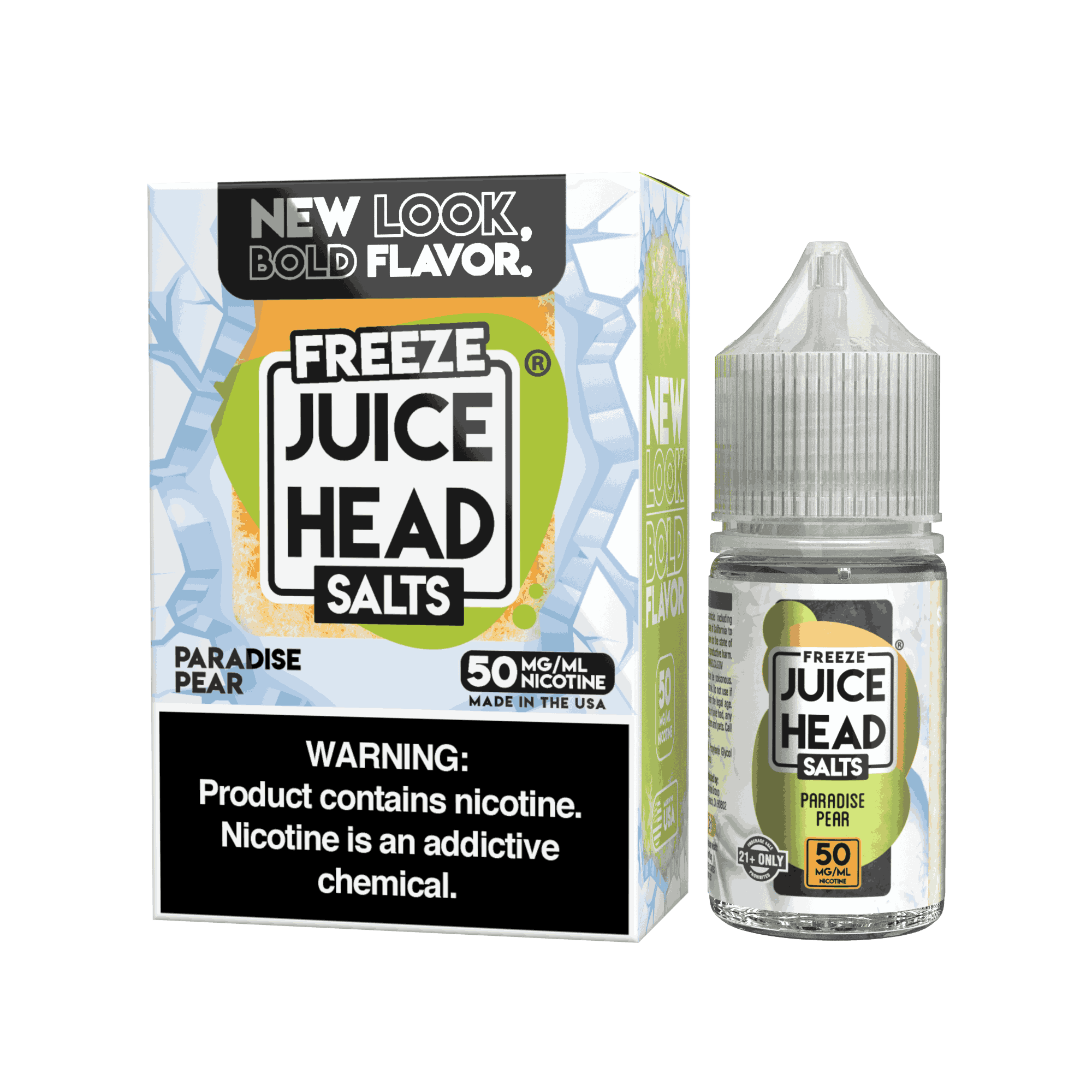 JUICE HEAD 30ML SALTS ZTN FREEZE PEACH PEAR 50MG