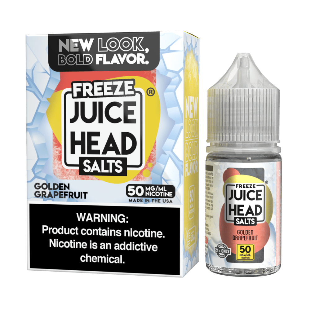 JUICE HEAD 30ML SALTS ZTN FREEZE GOLDEN GRAPEFRUIT 50MG