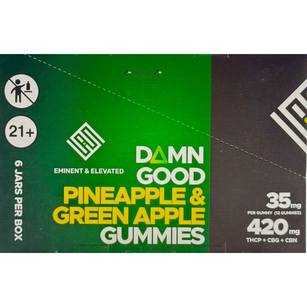 E & E'S GUMMY 12PK PINEAPPLE 6CT