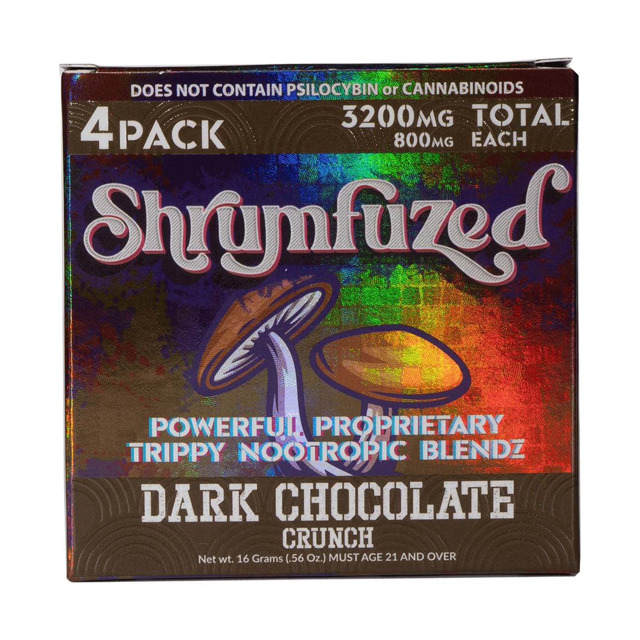 SHRUMFUZED 4PK DRK CHO CRU 10CT