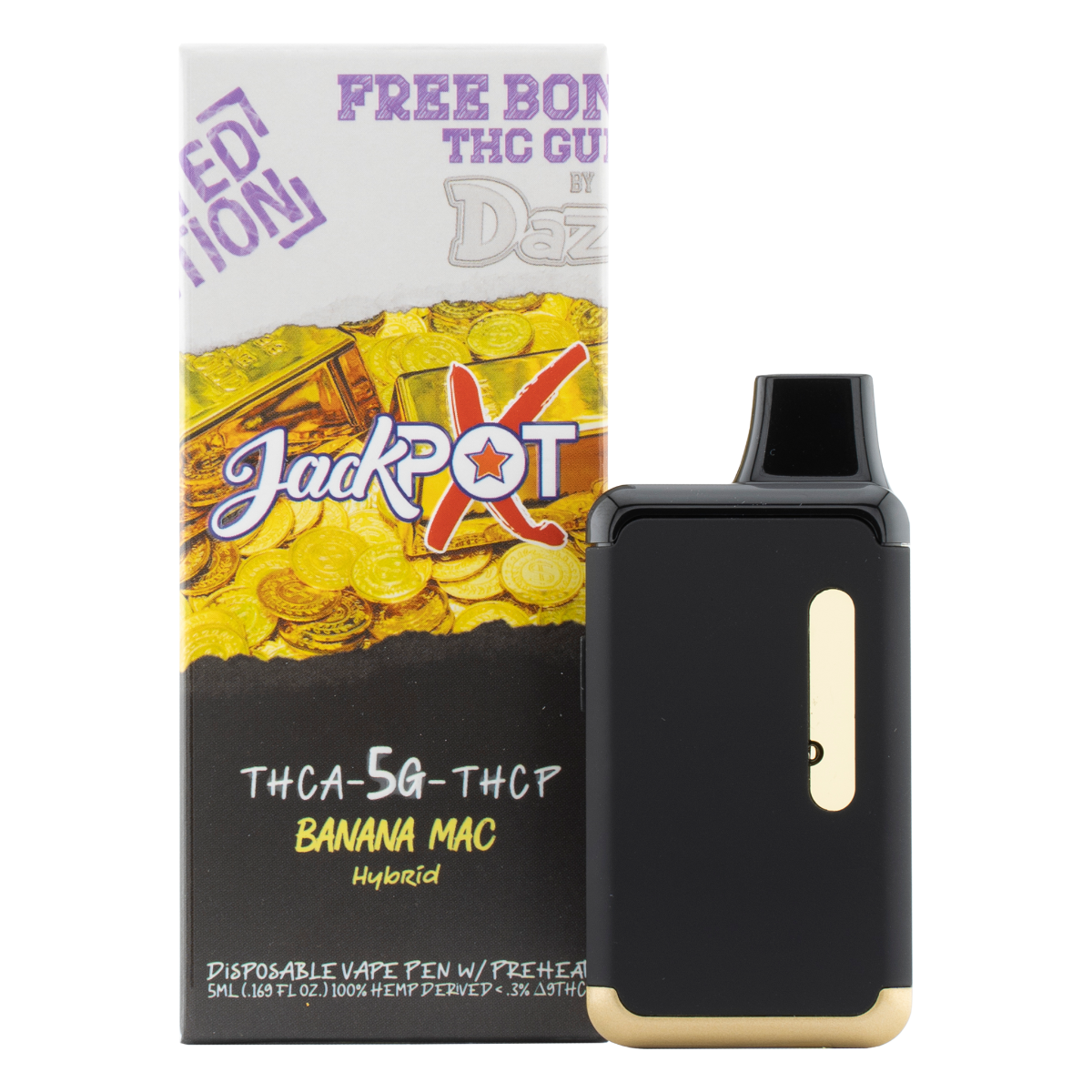 JACKPOT X DISP 5G BANANA MAC 5CT