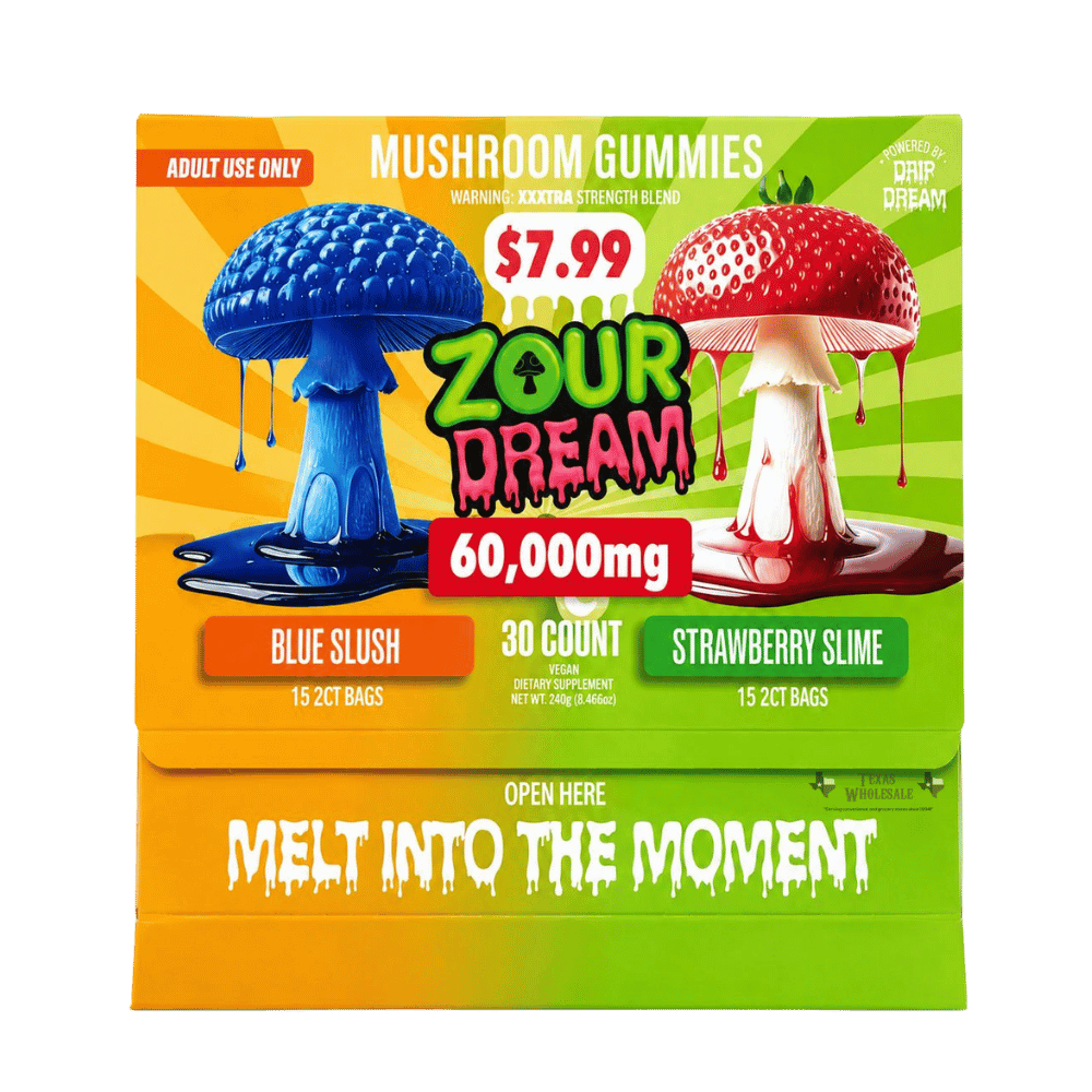 ZOUR DREAM GUMMY BLUE/STRA 30/2P