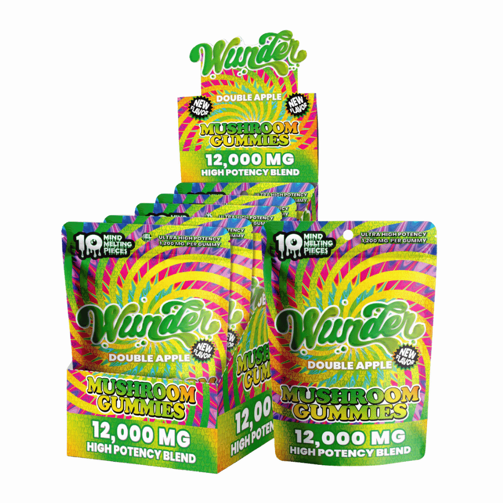 WUNDER GUMMY 12000MG DBL APPLE 5
