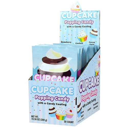 KOKOS CUPCAKE POPPING CANDY 20CT