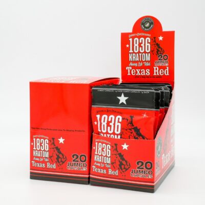 1836 KRATOM CAP 20 TEXAS RED 10C