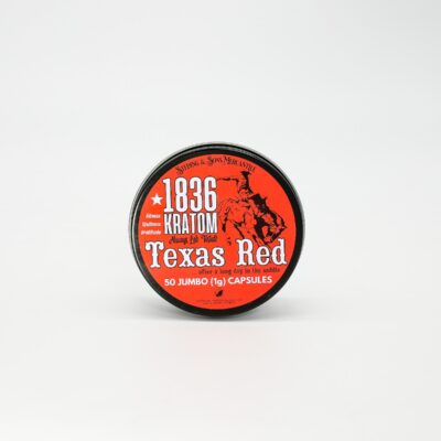 1836 KRATOM CAP 50 TEXAS RED 6CT