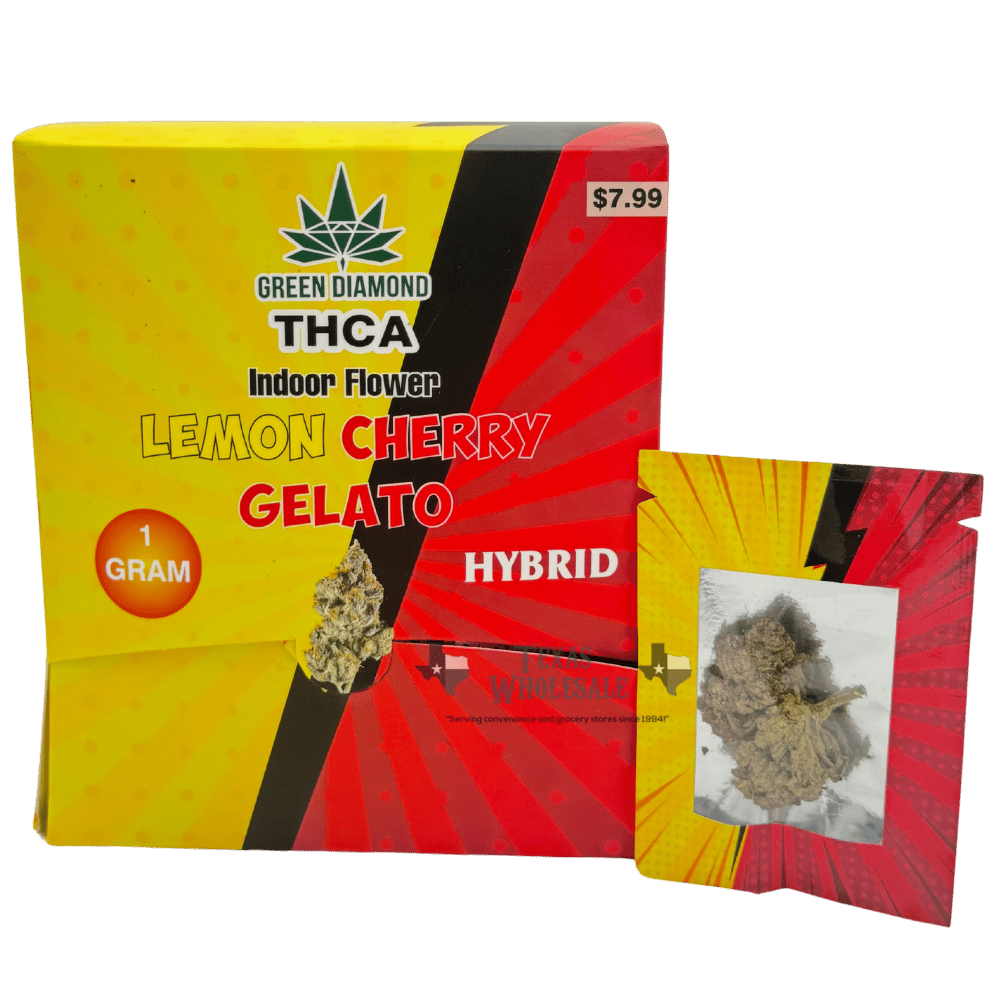 GREEN DIA FLOWER LEMON CHERY 24C
