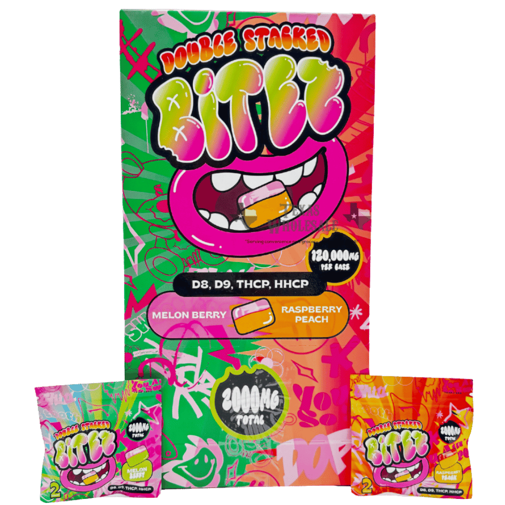 BITEZ GUMMY MELON BR/RASP PE 60C