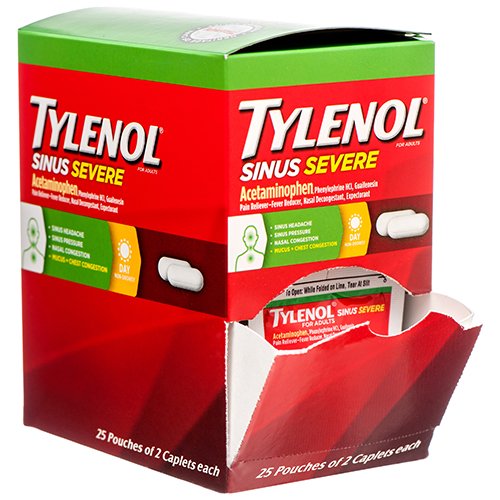 TYLENOL SINUS SEVERE 2PK 25CT
