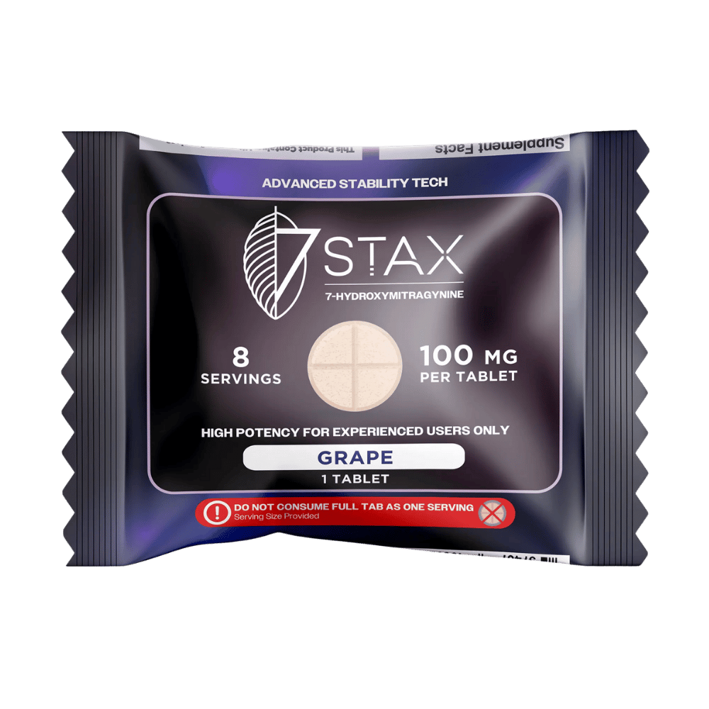 7STAX 7OH 100MG 1PK GRAPE 50CT