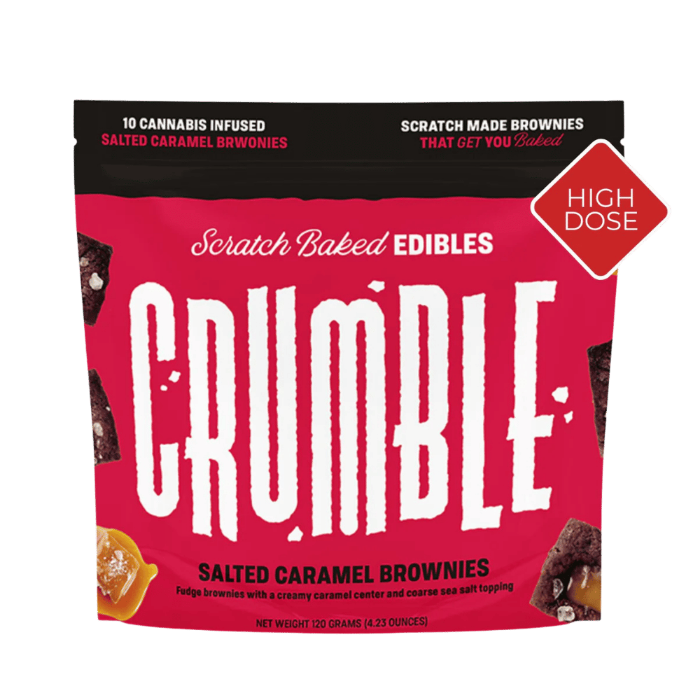 CRUMBLE BROWNIE 300MG SLT CARAME