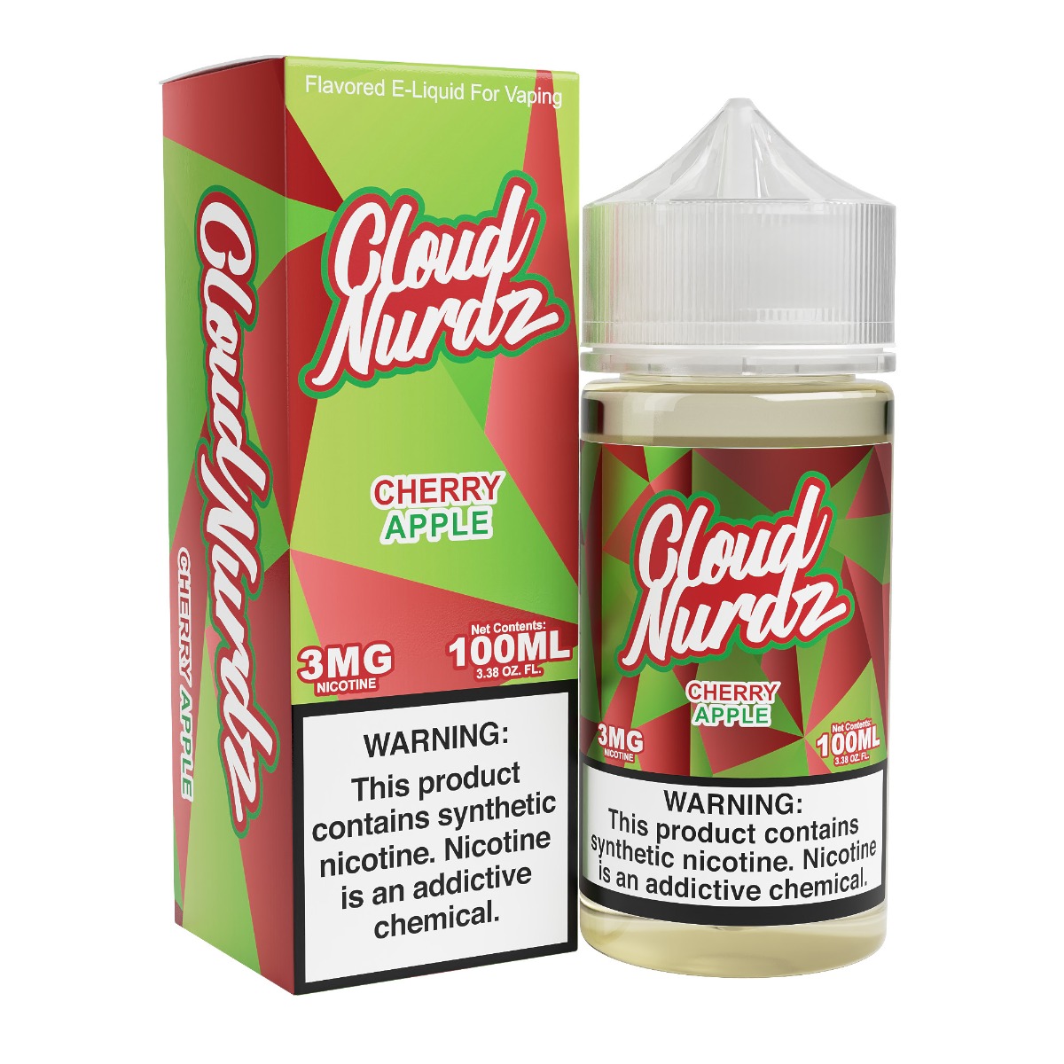CLOUD NURDZ 100ML CHERRY APPLE 6MG