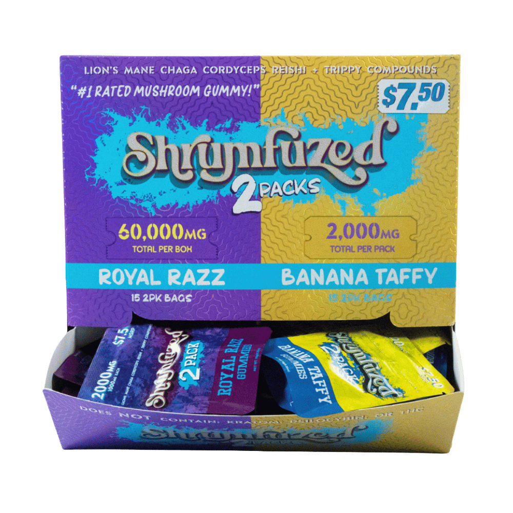 SHRUMFUZED 2PK BANANA/ROYAL 30CT