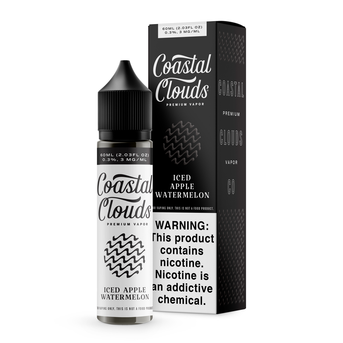 COASTAL CLOUDS 60ML APPLE WATERMELON 6MG