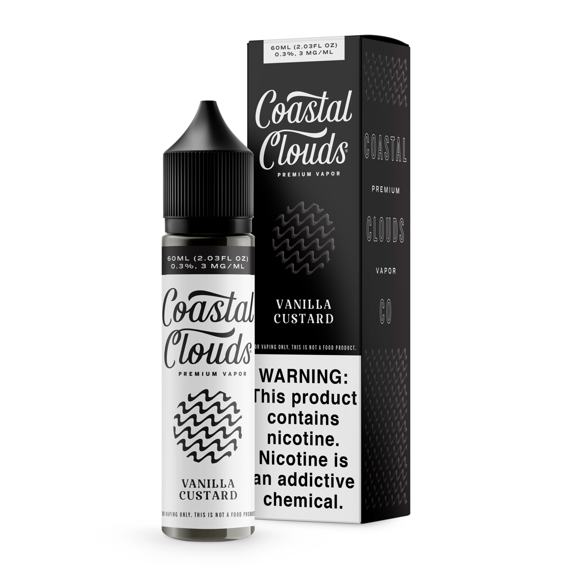 COASTAL CLOUDS 60ML VANILLA CUSTARD 6MG