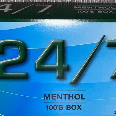 24X7 MENTHOL 100 BOX