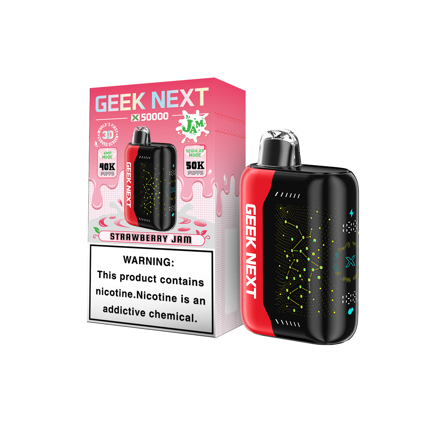GEEK NEXT STRAWBERRY JAM 5CT