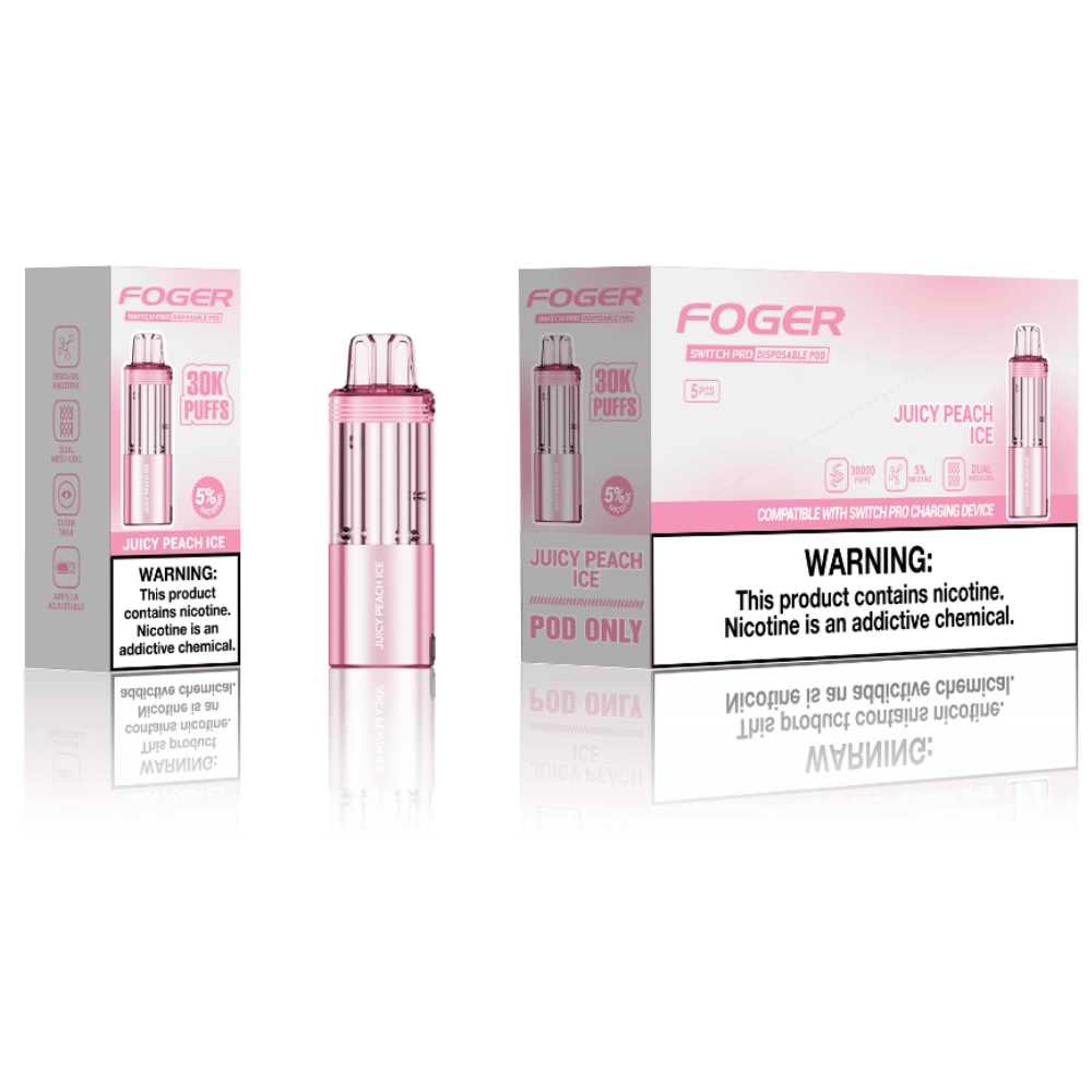 FOGER 30K POD JUICY PEACH ICE 5C