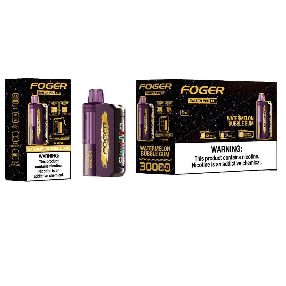 FOGER 30K KIT WM BUBBLE GUM 5CT
