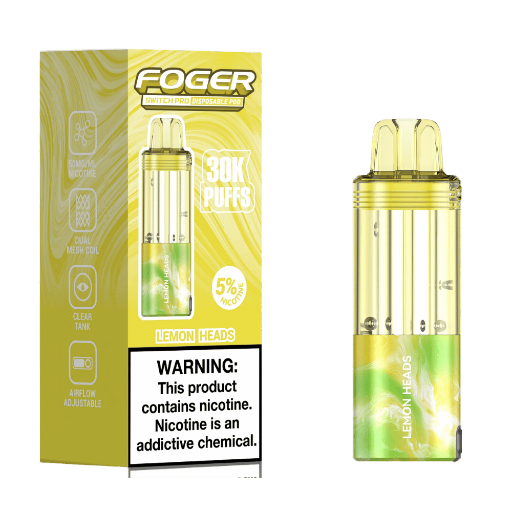 FOGER 30K POD LEMON HEADS 5CT