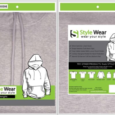 STYLE WEAR HOODIE GREY 1XL 1CT