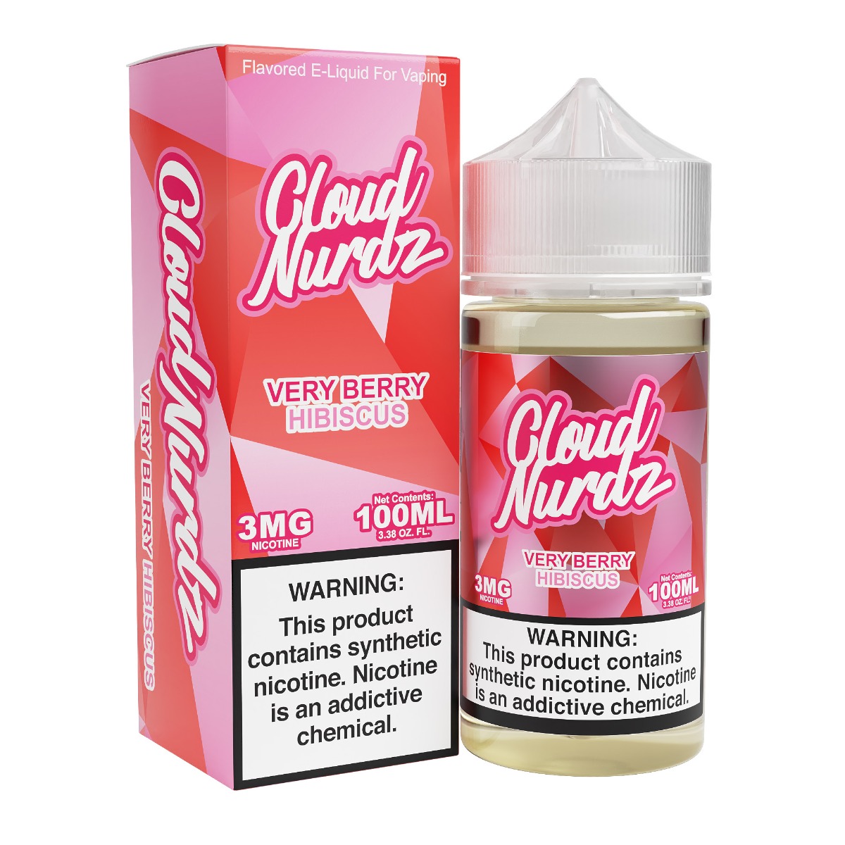 CLOUD NURDZ 100ML VERY BERRY HIBISCUS 6MG