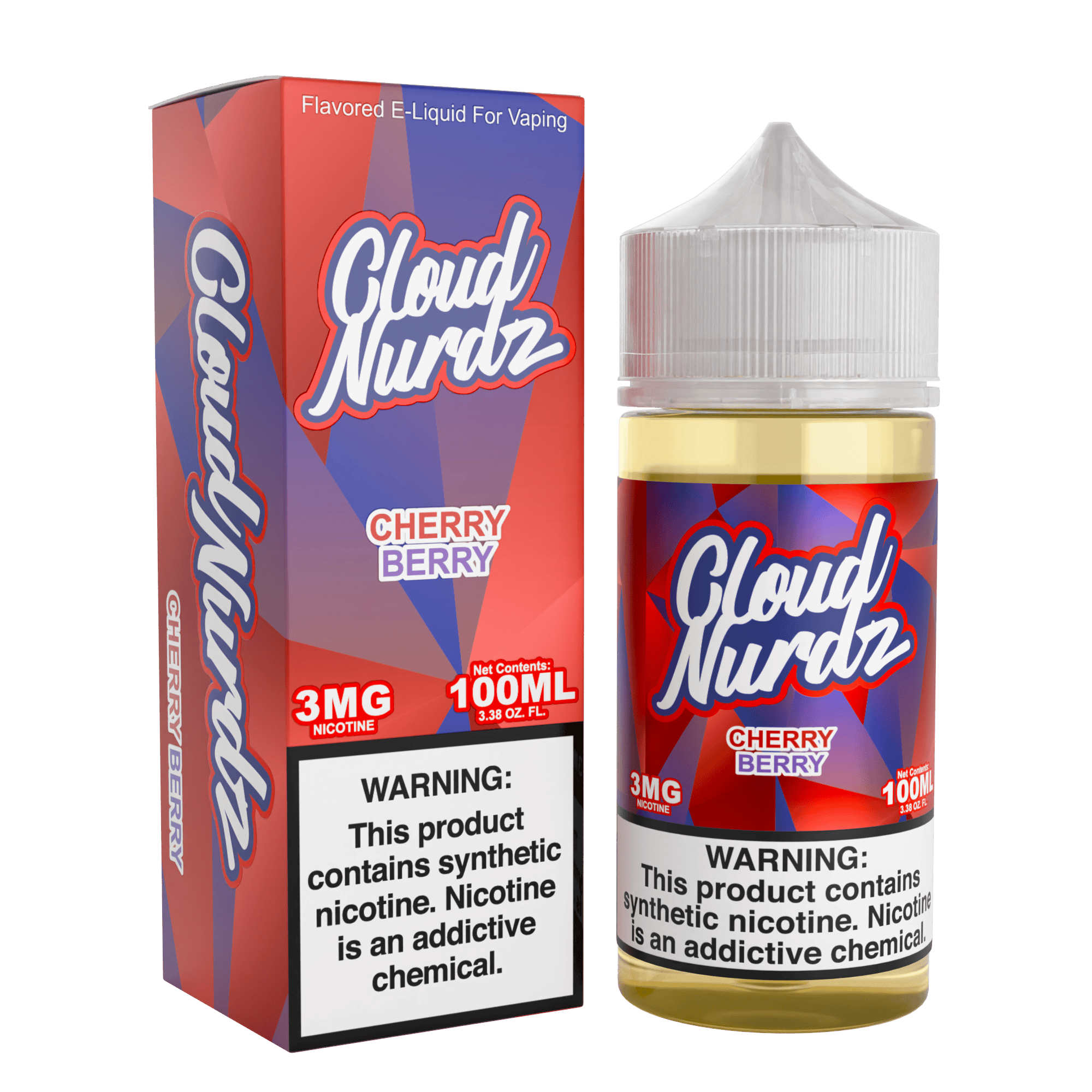 CLOUD NURDZ 100ML CHERRY BERRY 6MG