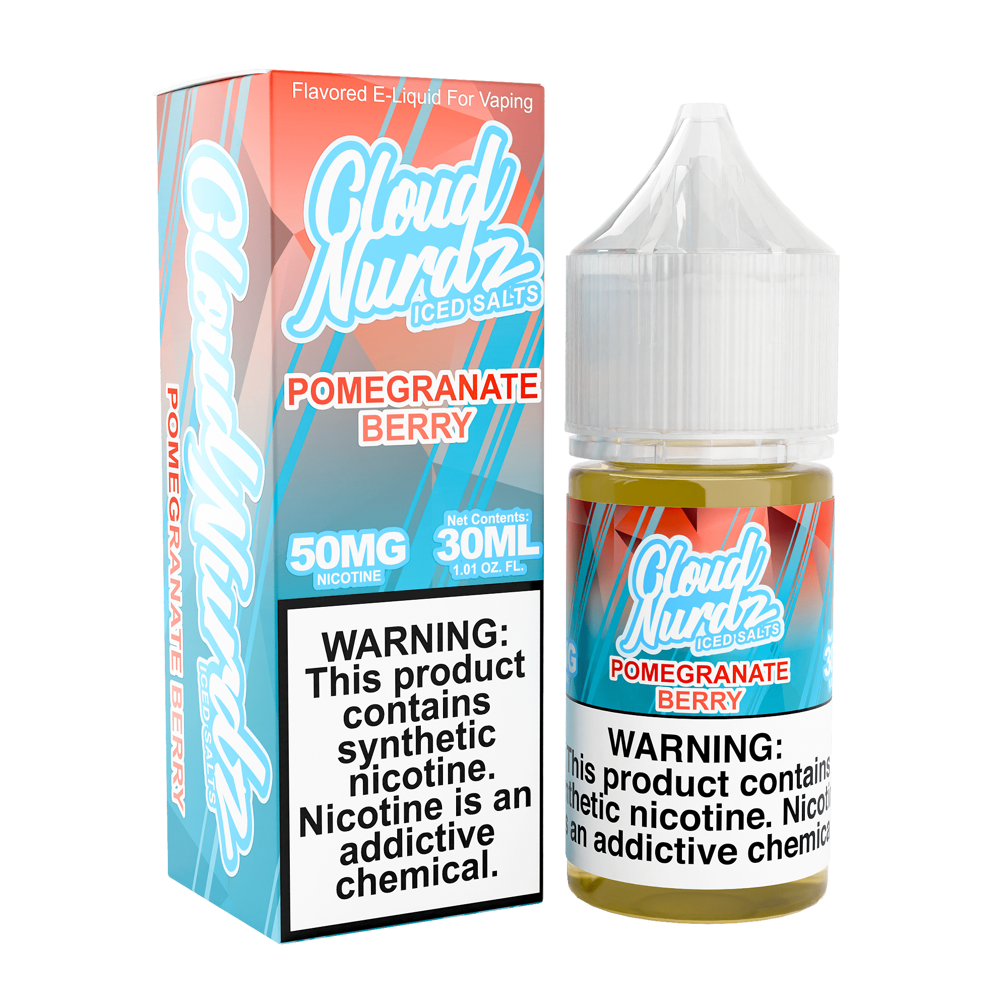 CLOUD NURDZ 30ML ICE POM BRY 50M