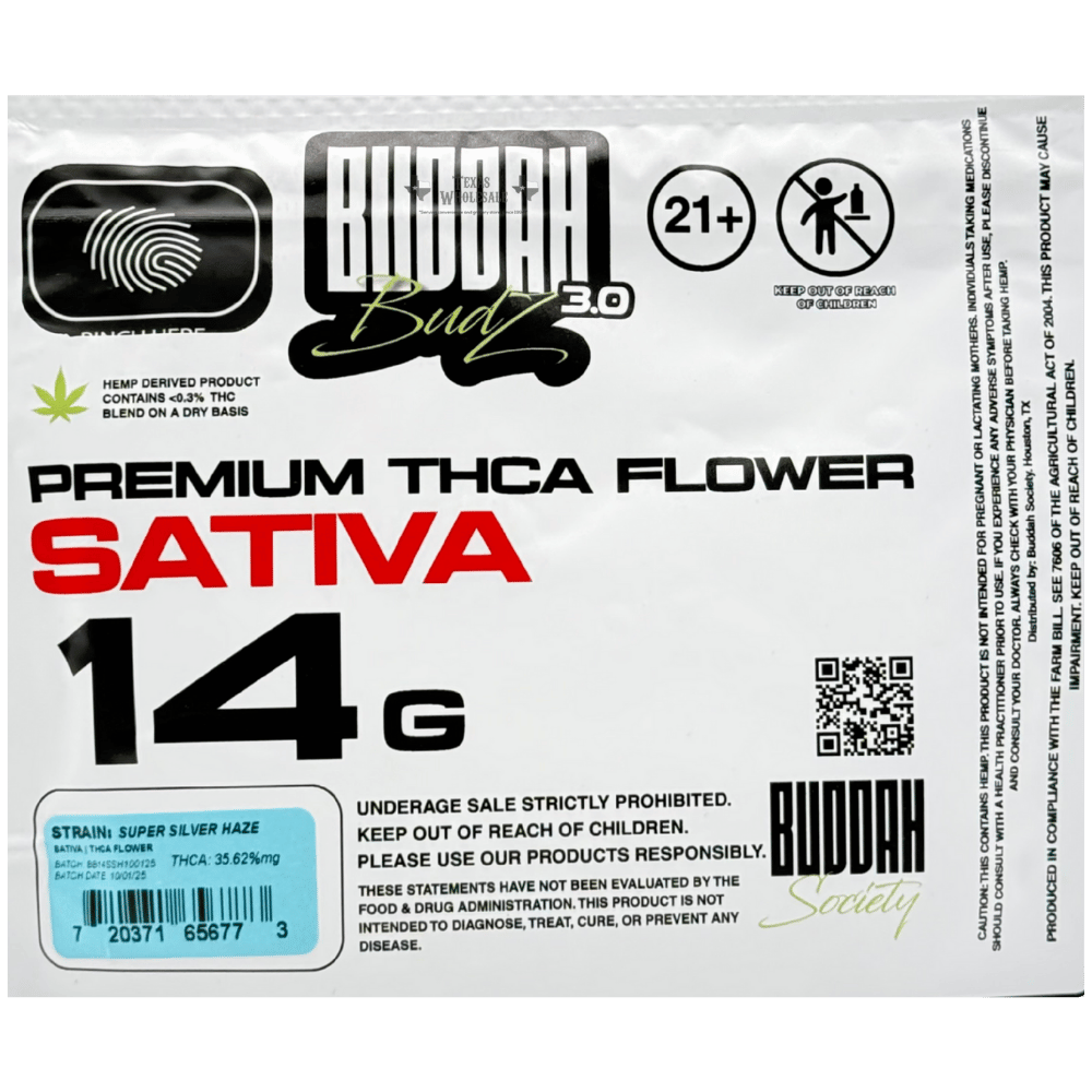 BUDDAH BUDS 14G SUPER SILVER