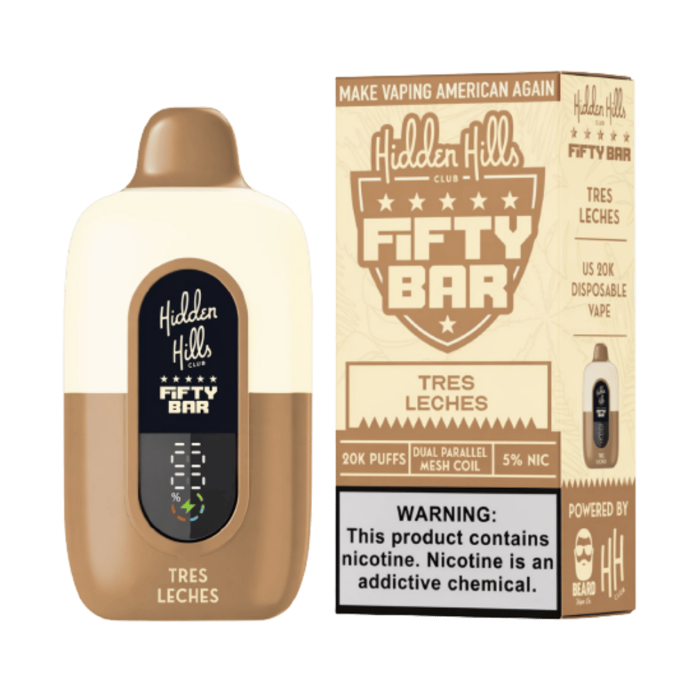 FIFTY BAR HH TRES LECHES 5CT