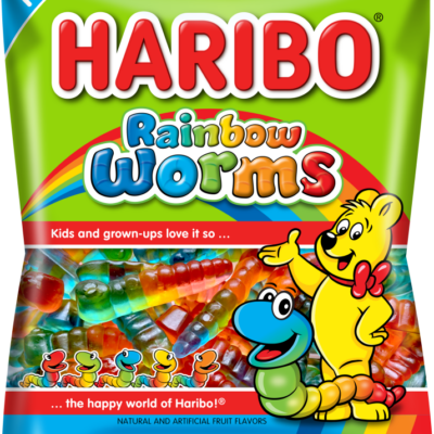 HARIBO PEG RAINBOW WORMS 5OZ 12