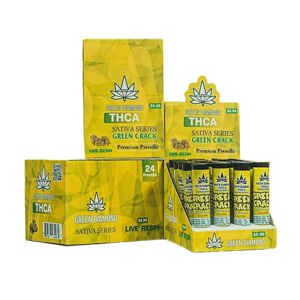 GREEN DIA P $5.99 SAT GRN CRA 24