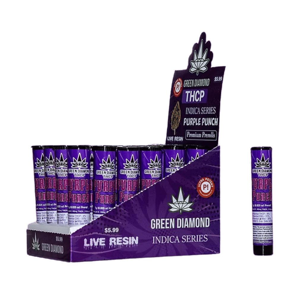 GREEN DIA P $5.99 SAT PURPLE 24C