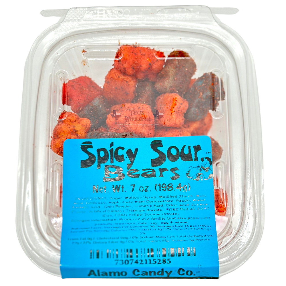 ACC SPICY SOUR BEARS TUB 7OZ