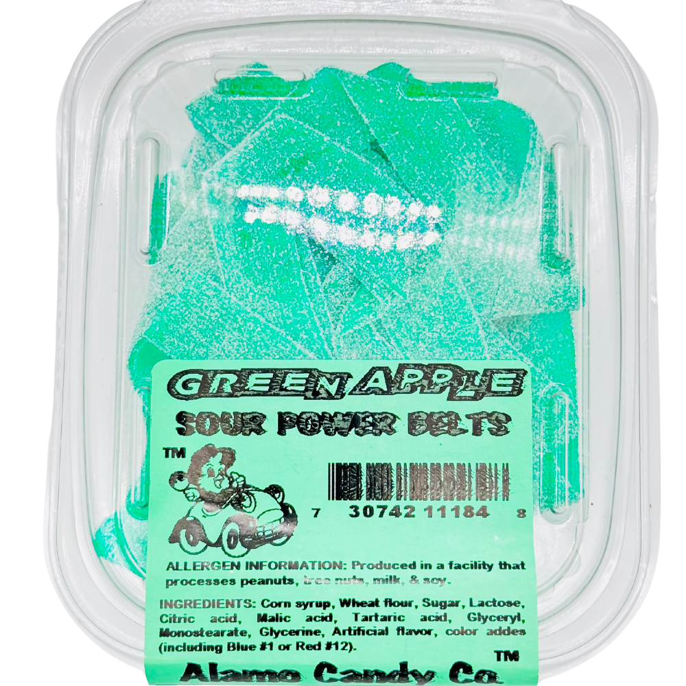 ACC SOUR BELT TUB GREEN APPLE 6O