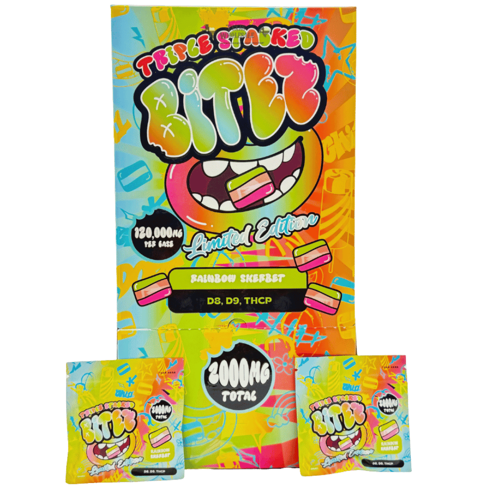 BITEZ GUMMY RAINBOW SHERB 60CT