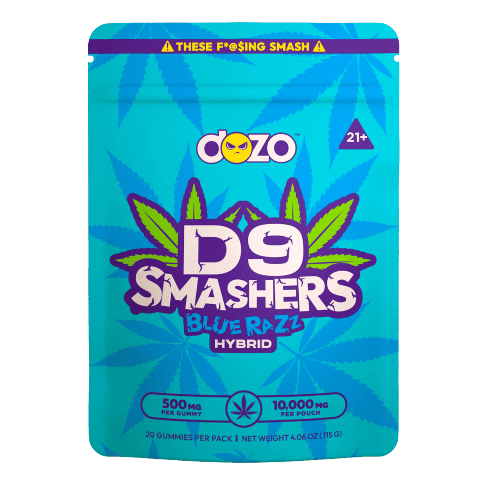 DOZO GUMMY D9 BLUE RAZZ 5CT