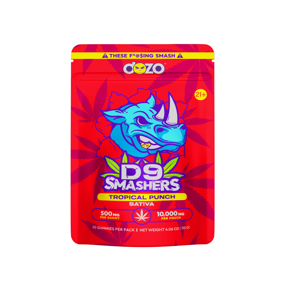 DOZO GUMMY D9 TROPIC PUNCH 5CT