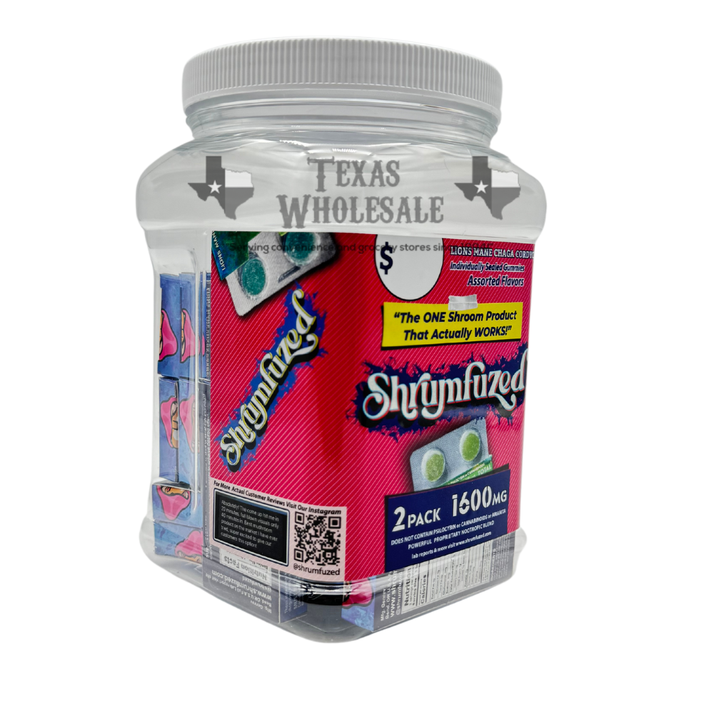 SHRUMFUZED 2PK ASSORTED JAR 20CT