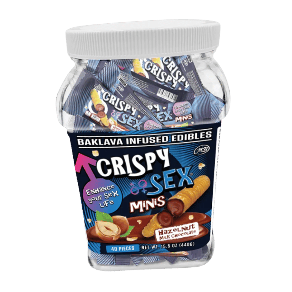 CRISPY SEX MINIS HAZELNUT 40CT