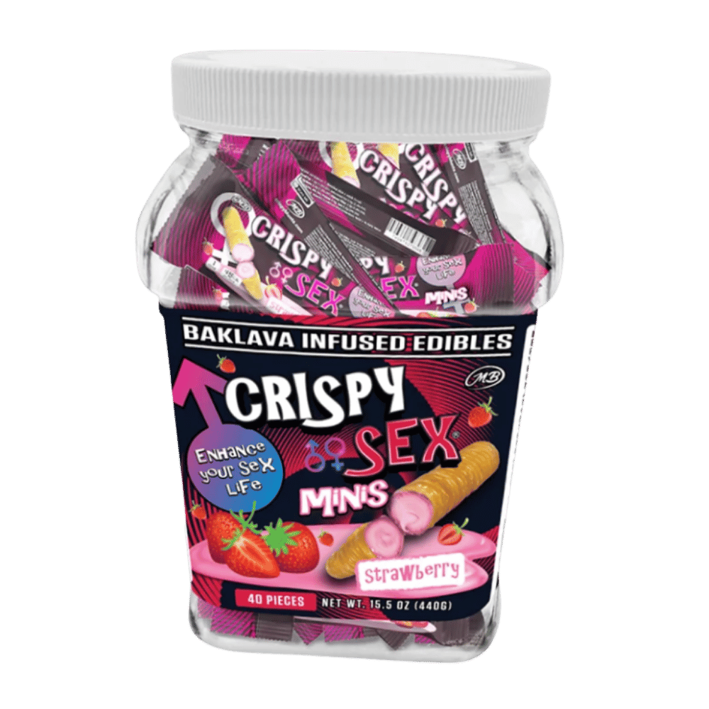CRISPY SEX MINIS STRAWBERRY 40CT