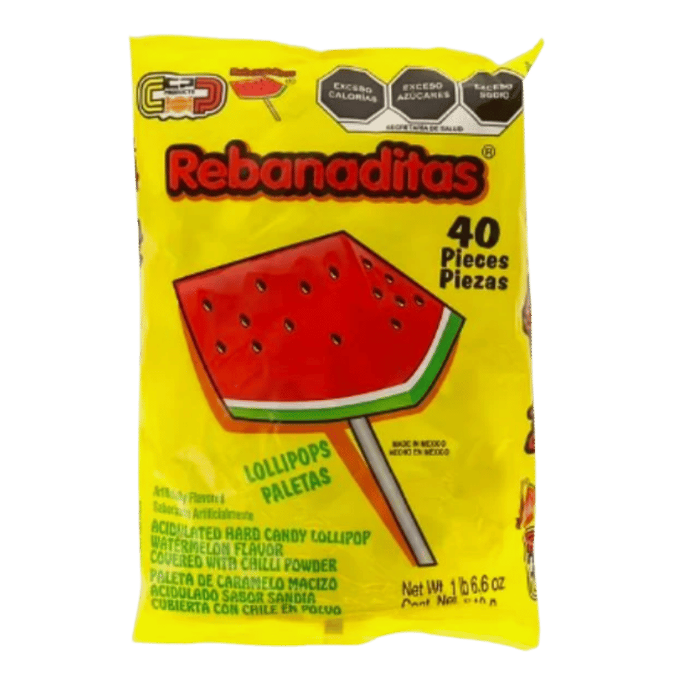 REBANADITAS PALETAS 40CT