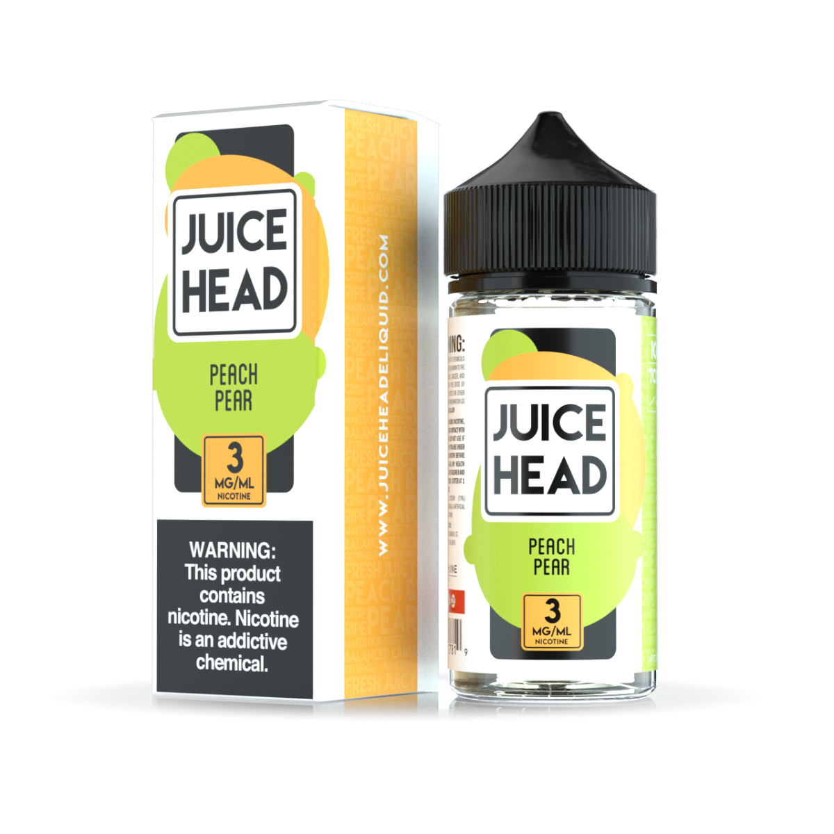JUICE HEAD 100ML PEACH PEAR 3MG