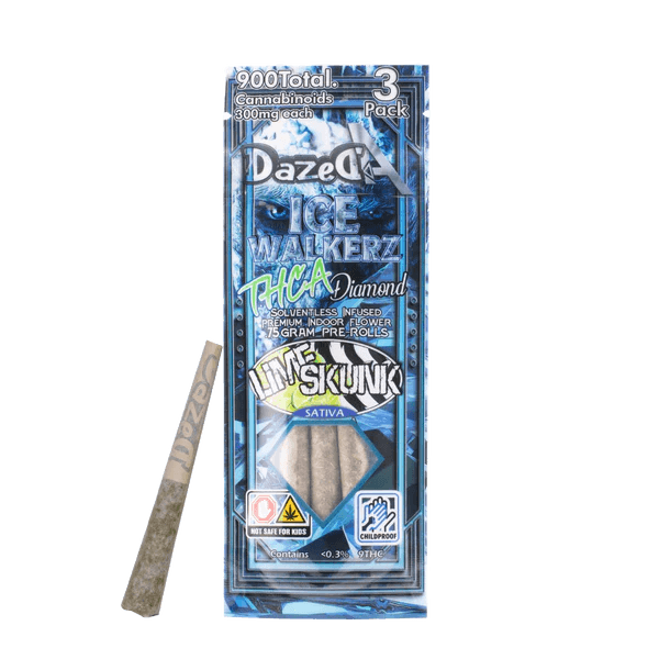 DAZED ICEWALKER LIME SKUN 10/3PK