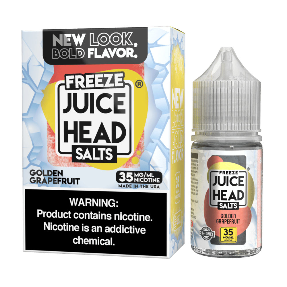 JUICE HEAD 30ML SALTS ZTN FREEZE GOLDEN GRAPEFRUIT 35MG