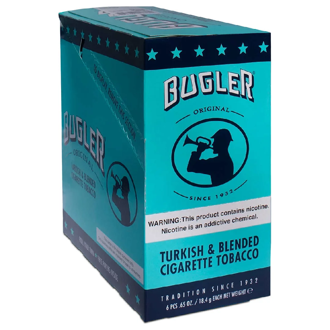 BUGLER POUCHES MEN 0.65OZ 6CT