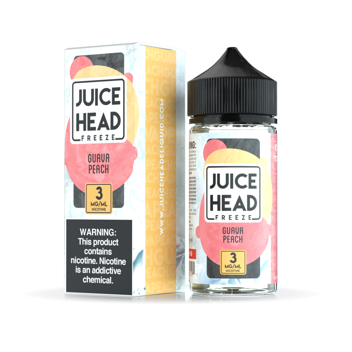 JUICE HEAD 100ML FREEZE GUAVA PEACH 3MG